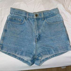 American Apparel High-Waist Shorts